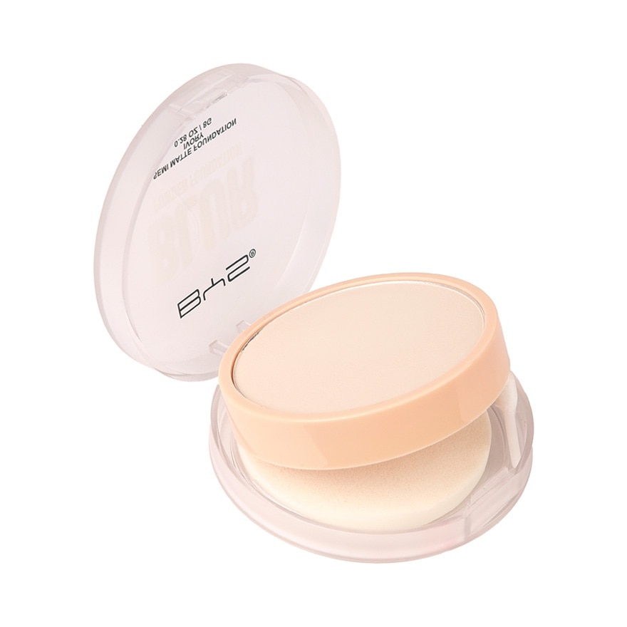BYS Blur Powder Foundation Sponge Ivory 8g image