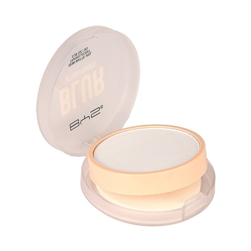 BYS Blur Setting Powder With Sponge Translucent 8g image