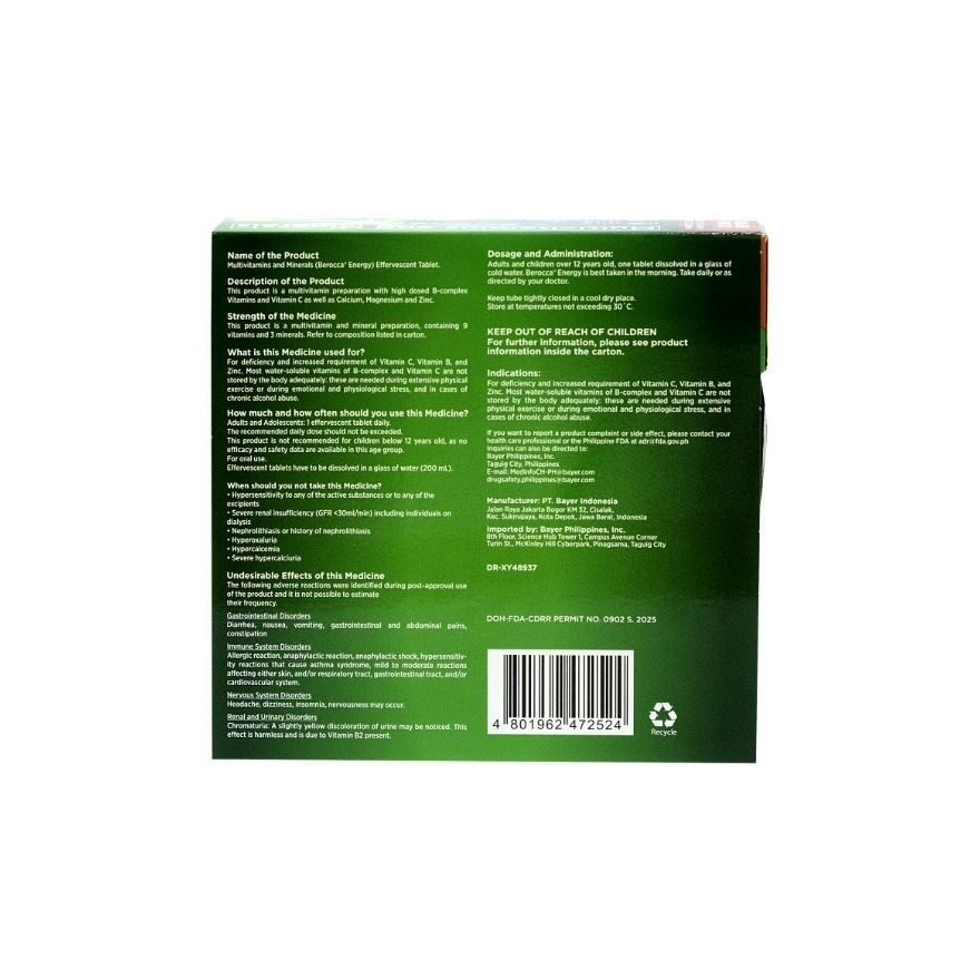 BEROCCA Orange 30s + 20s Value Pack