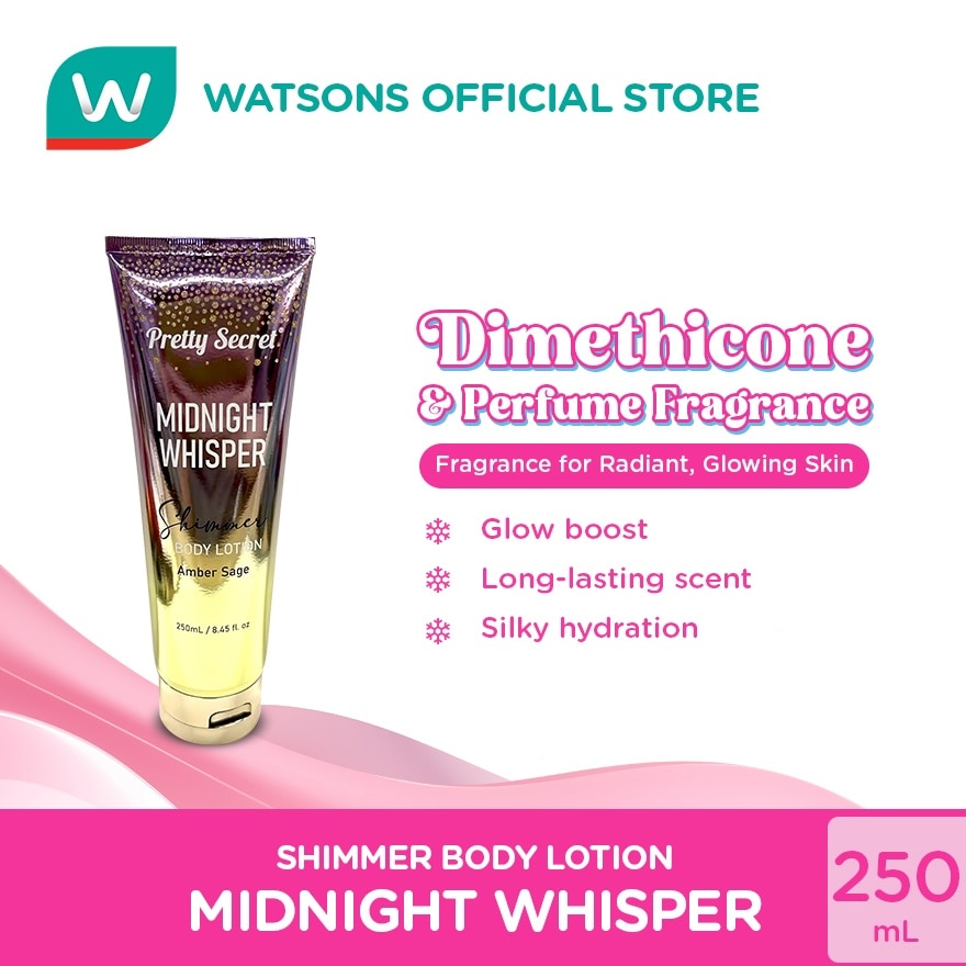 PRETTY SECRET Shimmer Body Lotion Midnight Whisper 250ml image