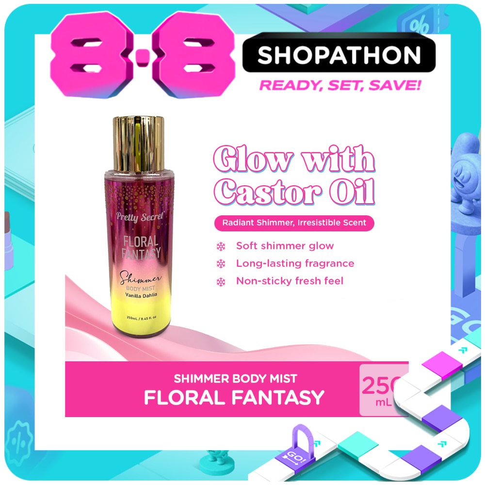 PRETTY SECRET Shimmer Body Mist Floral Fantasy 250ml image
