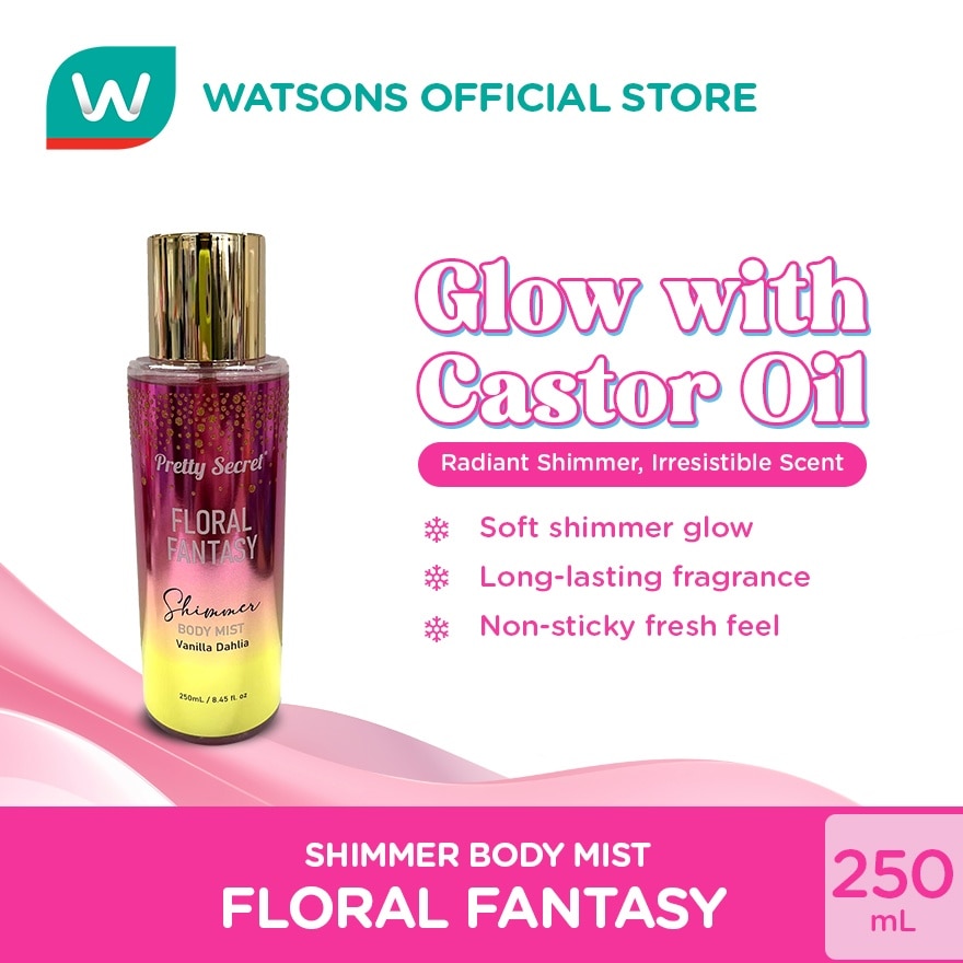 PRETTY SECRET Shimmer Body Mist Floral Fantasy 250ml image
