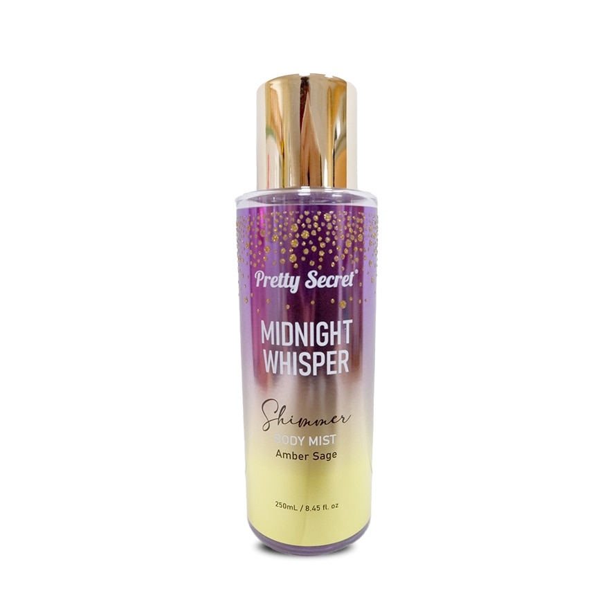 PRETTY SECRET Shimmer Body Mist Midnight Whisper 250ml image