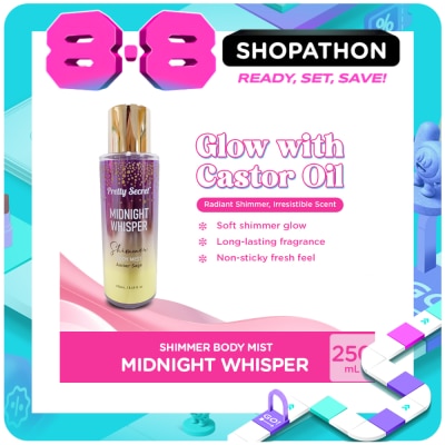 PRETTY SECRET - PRETTY SECRET Shimmer Body Mist Midnight Whisper 250ml image