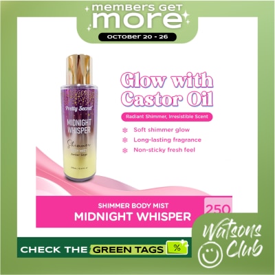 PRETTY SECRET PRETTY SECRET Shimmer Body Mist Midnight Whisper 250ml image