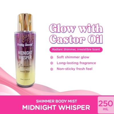 PRETTY SECRET - PRETTY SECRET Shimmer Body Mist Midnight Whisper 250ml image