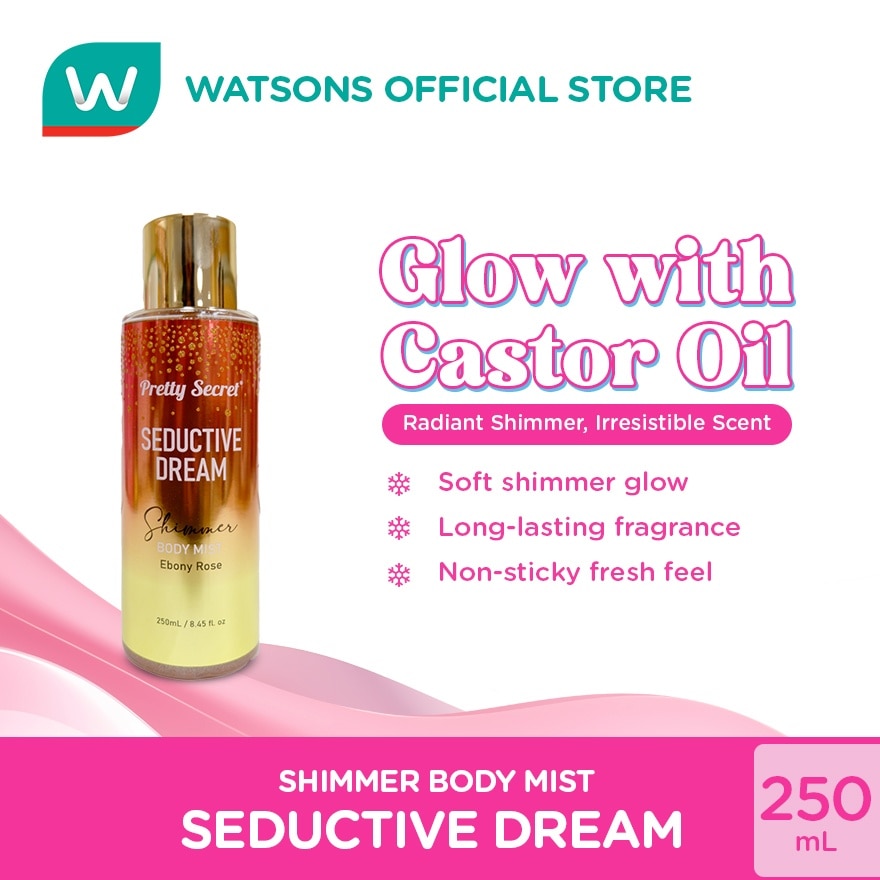 PRETTY SECRET Shimmer Body Mist Seductive Dream 250ml image
