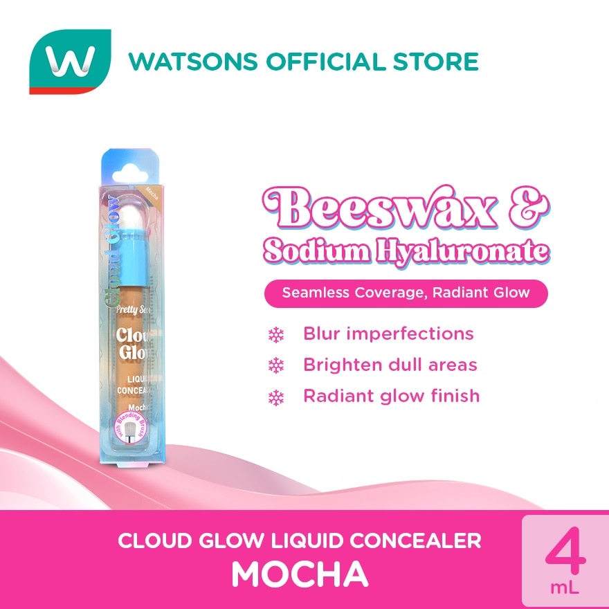 PRETTY SECRET Cloud Glow Liquid Concealer Mocha 4ml image