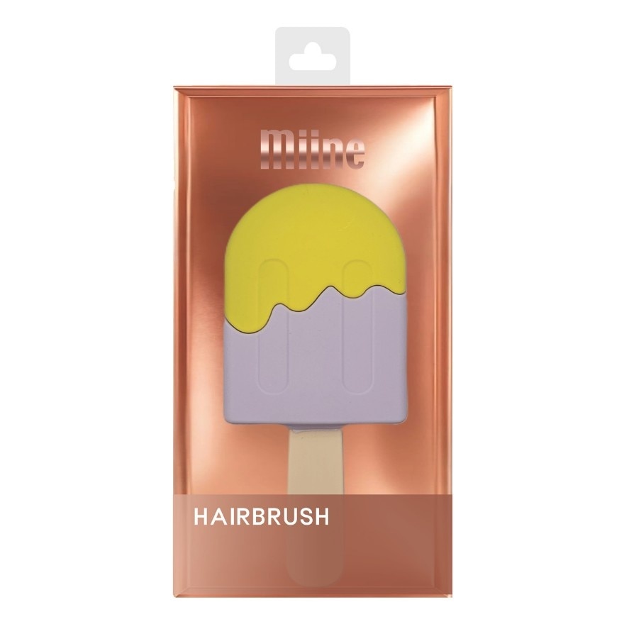 MIINE Popsicle Hair Brush Yellow Lavender image