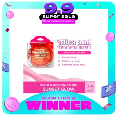 PRETTY SECRET - PRETTY SECRET Cloud Glow Mosaic Blush Sunset Glow 7.8g image