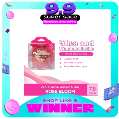 PRETTY SECRET - PRETTY SECRET Cloud Glow Mosaic Blush Rose Bloom 7.8g image