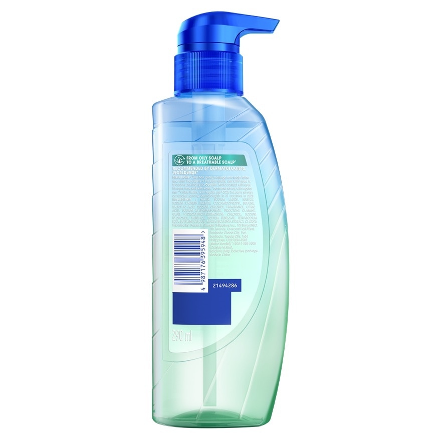 HEAD & SHOULDERS Complete Scalp Care 72H Oil Control Shampoo 290ml image