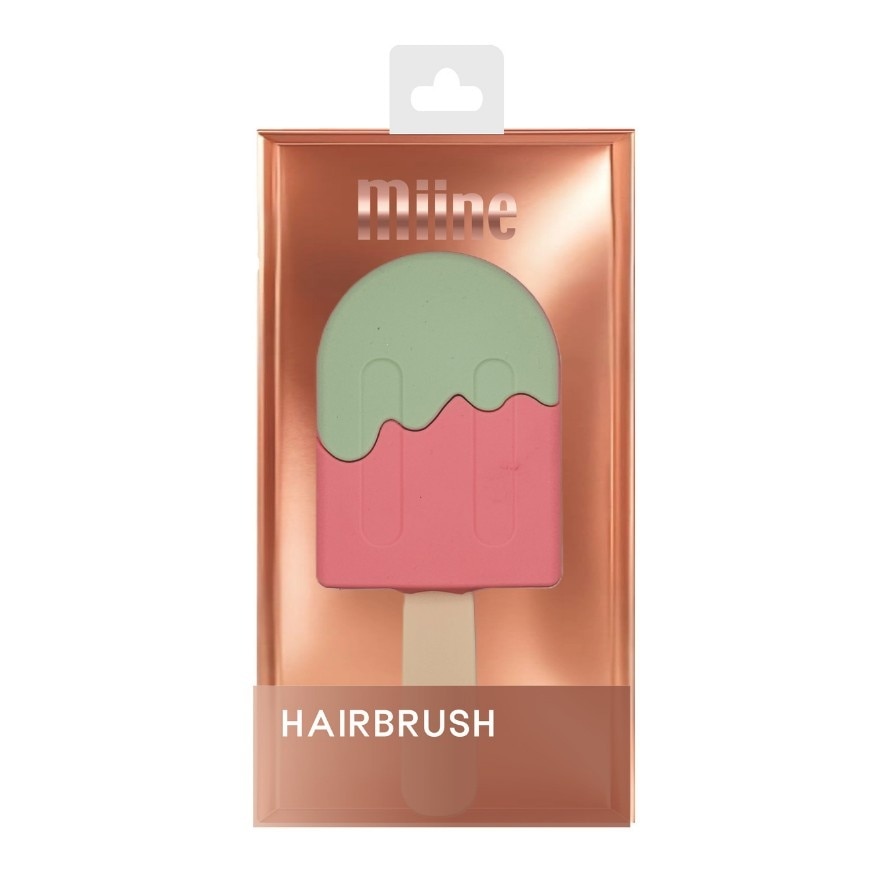 MIINE Popsicle Hairbrush Pink image