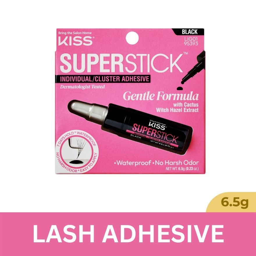 Kiss Superstick Cluster Lash Adhesive Black 6.5g image