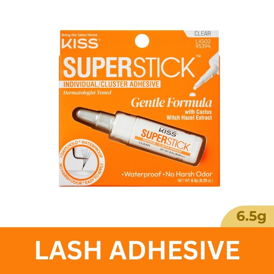 Kiss Superstick Cluster Lash Adhesive Clear 6.5g image