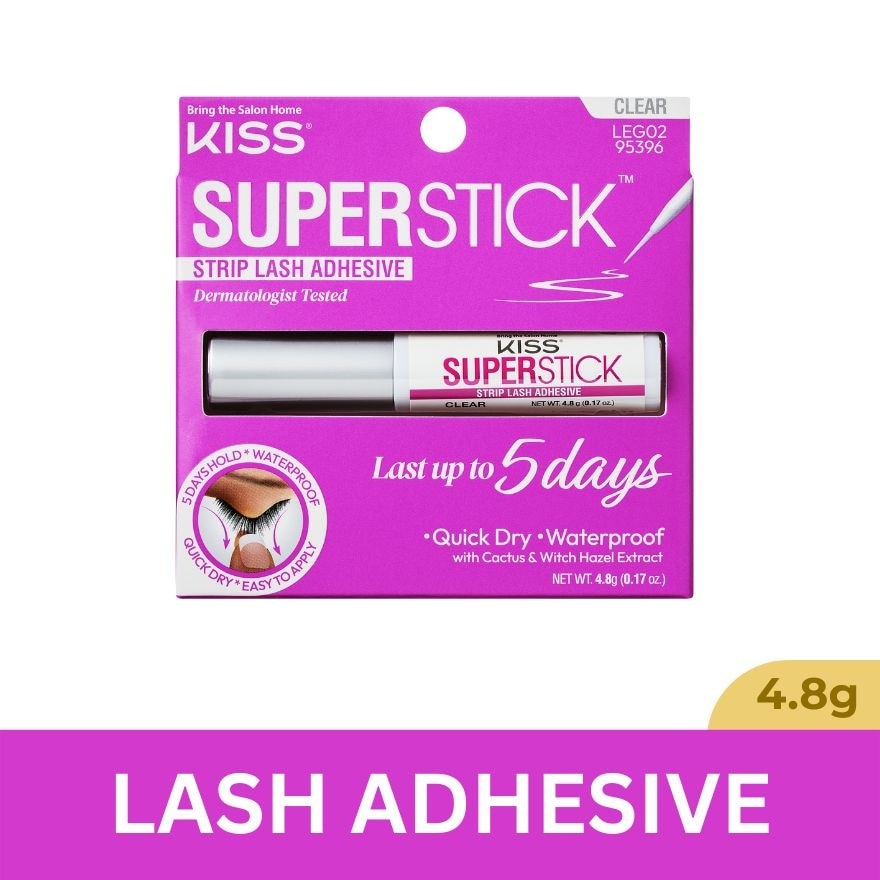 KISS Superstick Strip Lash Adhesive Clear 4.8g image