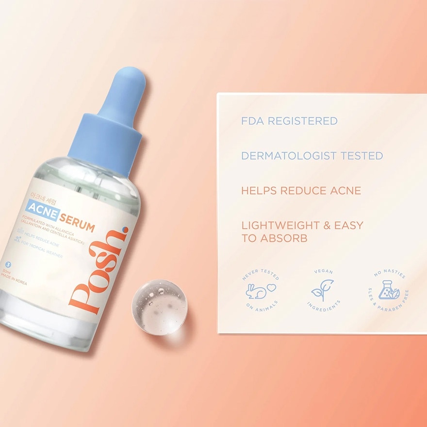 POSH SKIN Acne Serum 30ml image