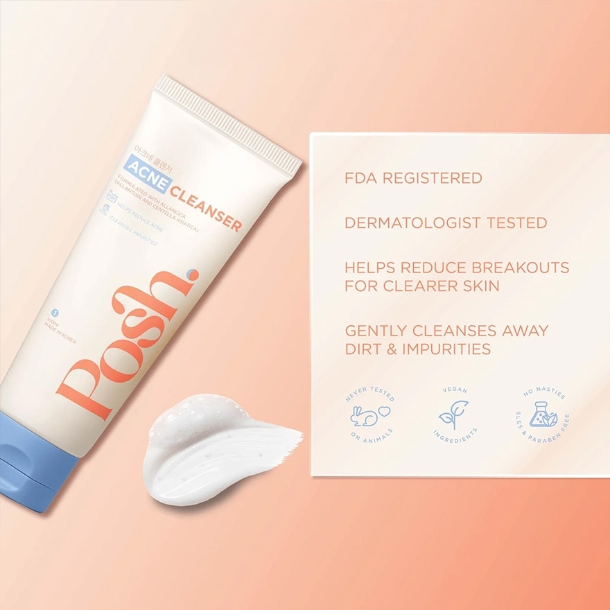 POSH SKIN Acne Cleanser 100ml image