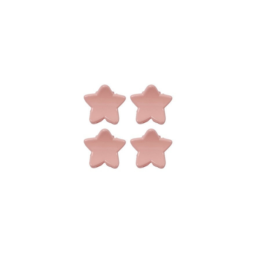 MIINE Star Hairclip Set in Pink 4s image