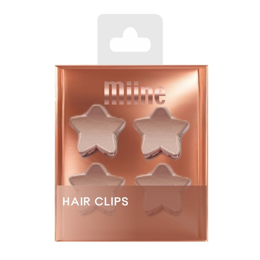 MIINE Star Hairclip Set in Pink 4s image
