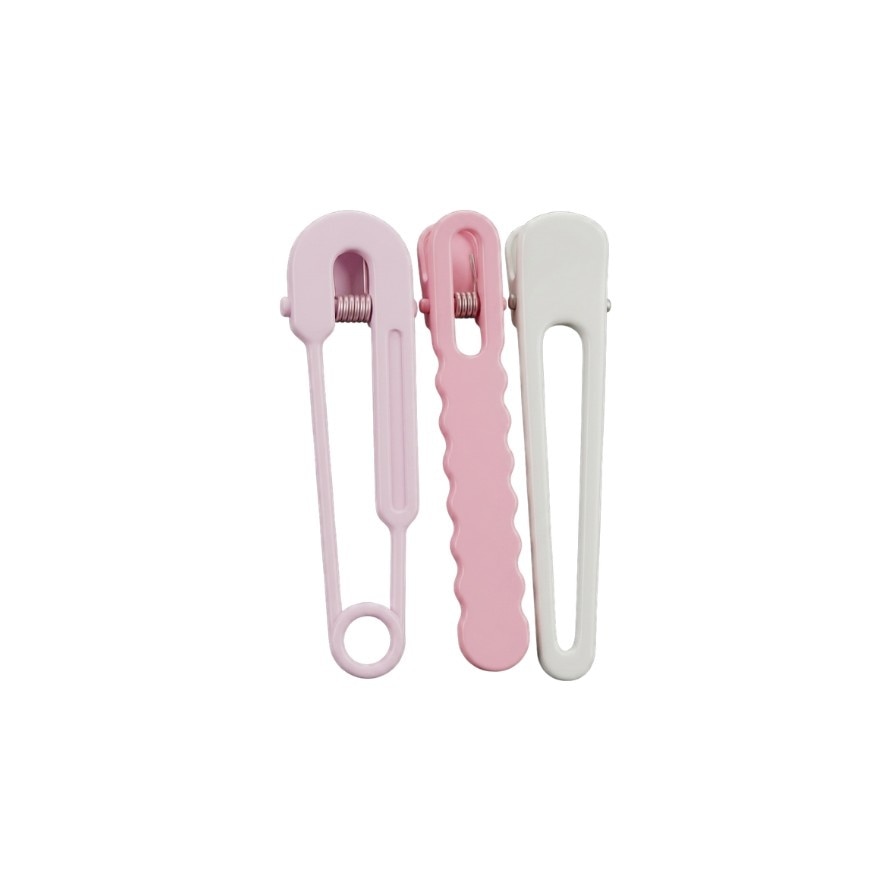MIINE Bubblegum Pink Hairclip Set 3s image