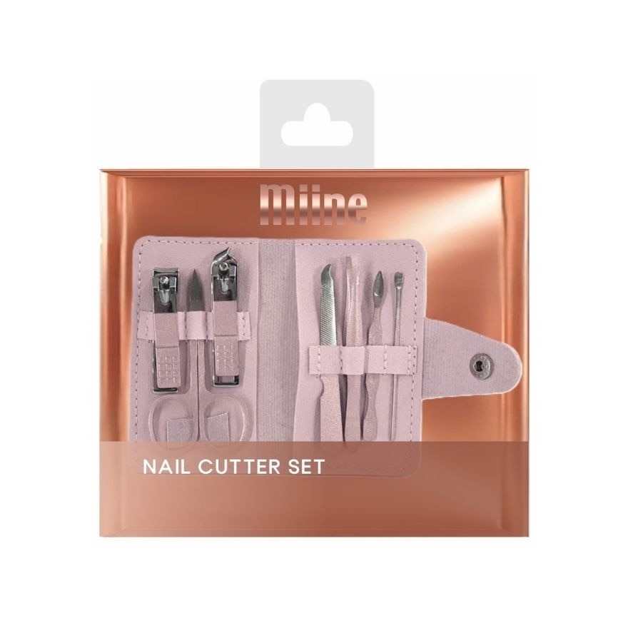 MIINE Blush Pink Pusher Case Nail Cutter Set image