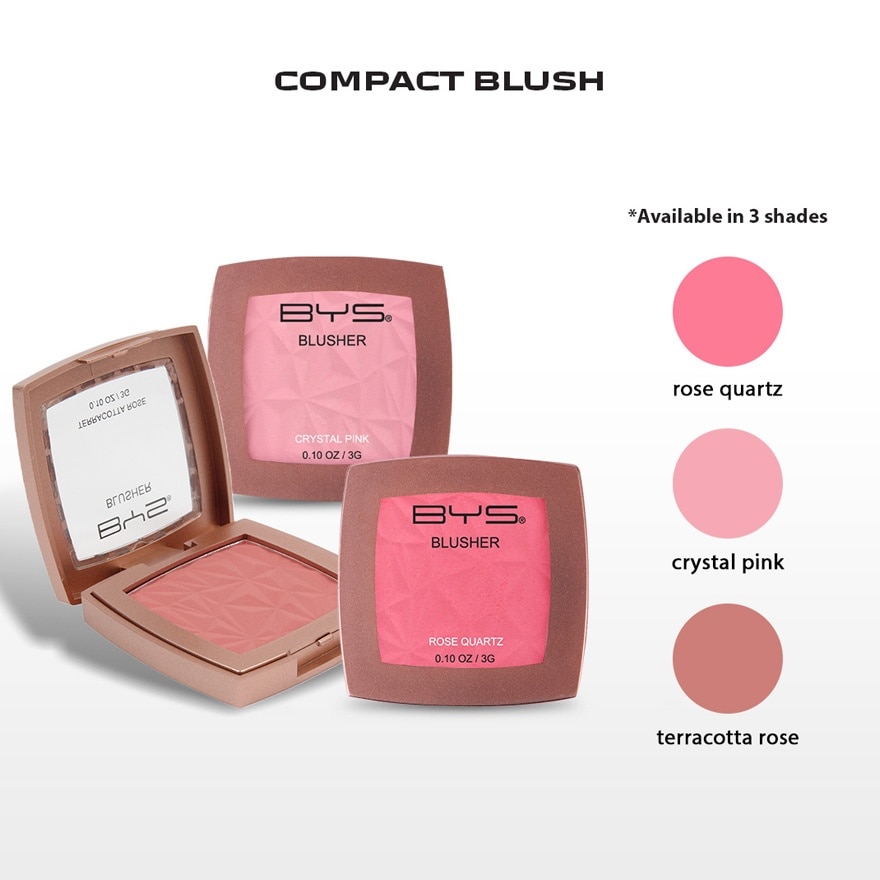 BYS Compact Blush Rose Quartz 3g image