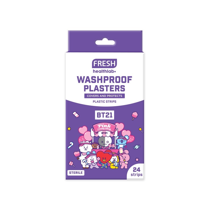FRESH Healthlab BT21 Characters Washproof Plasters 24pcs image