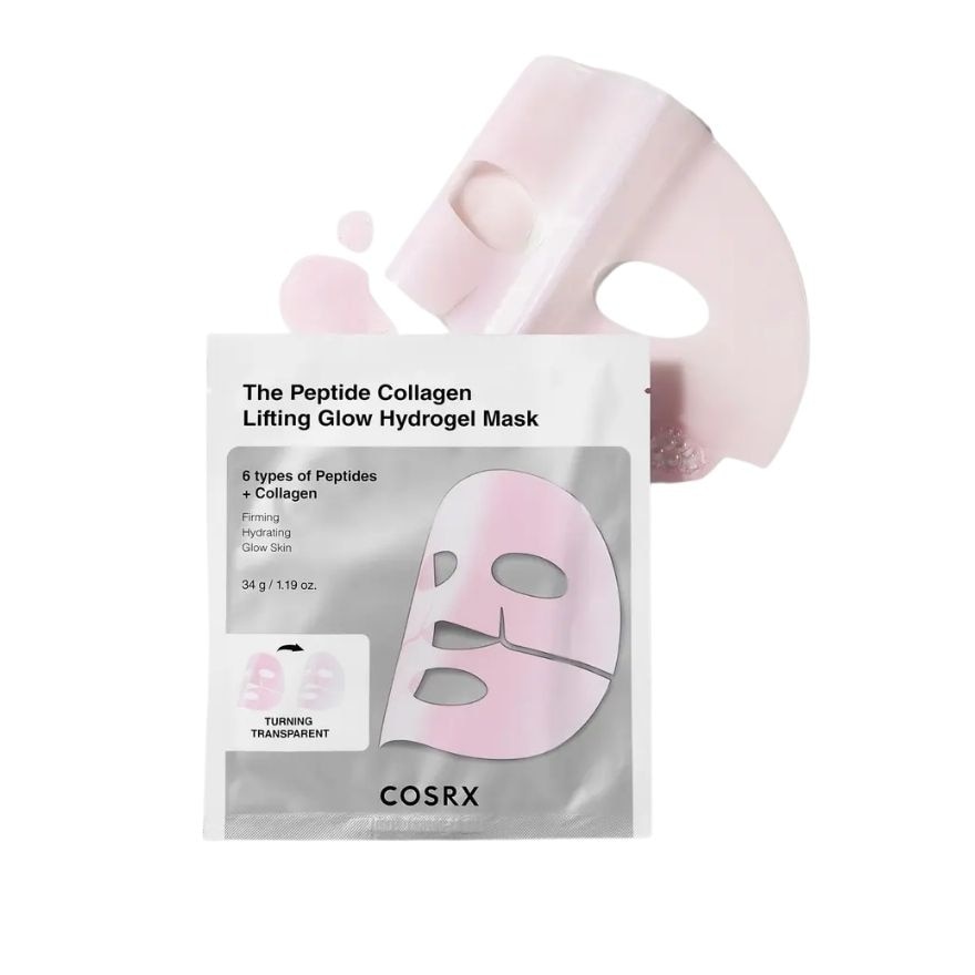 COSRX Peptide Collagen Lifting Glow Hydrogel Mask 34g image