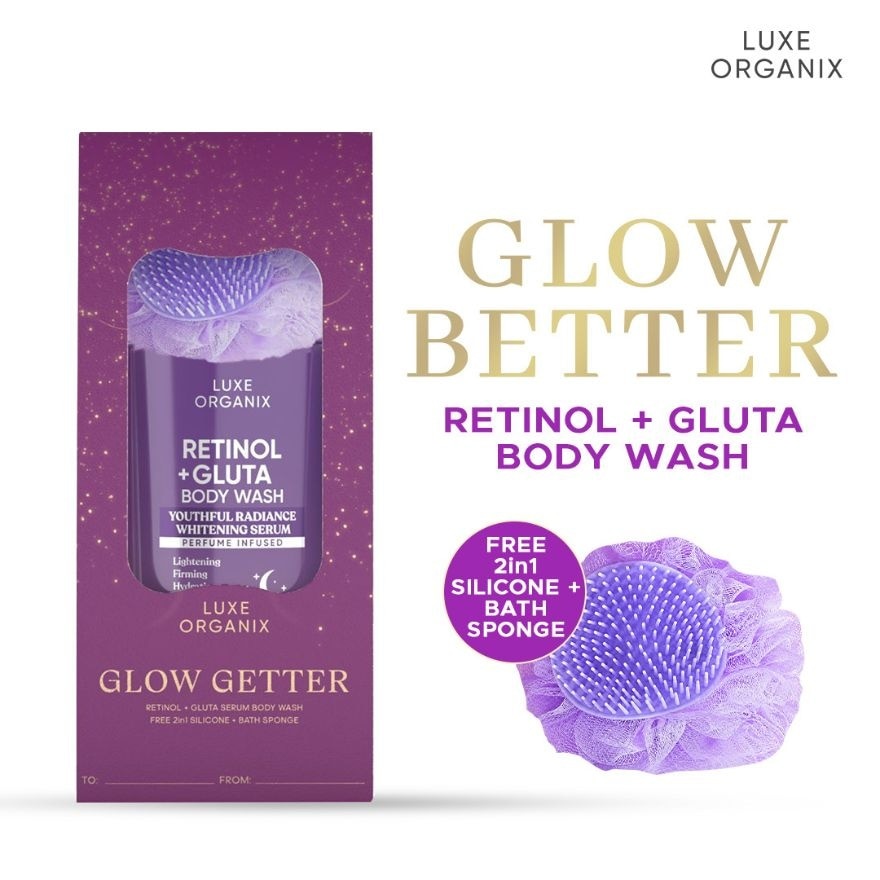 LUXE ORGANIX Glow Getter Retinol Gluta Body Wash Set image