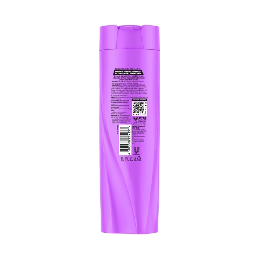 SUNSILK Bouncy Big Hair Shampoo 330ml image