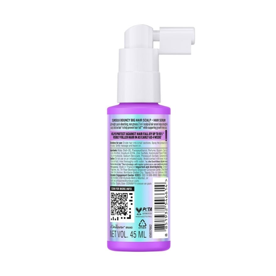 SUNSILK Bouncy Big Hair Scalp Hair Serum 45ml image