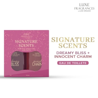 LUXE ORGANIX LUXE ORGANIX Fragrances Signature Scents Dreamy Bliss Innocent Charm Gift Set 2 x 50ml image