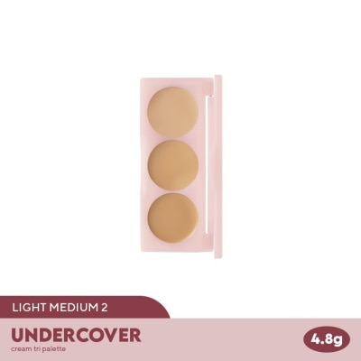 VICE - VICE COSMETICS Undercover Cream Tri-Palette Light Medium 2 4.8g image