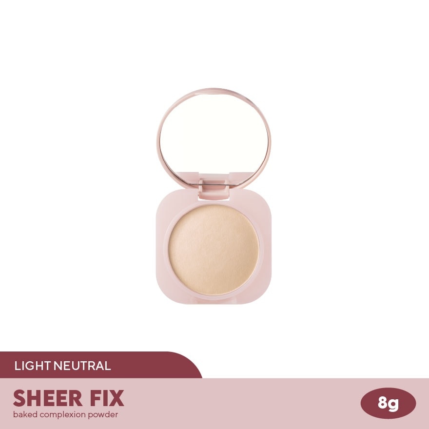 VICE COSMETICS Sheer Fix Baked Complexion Powder Light Neutral 8g image