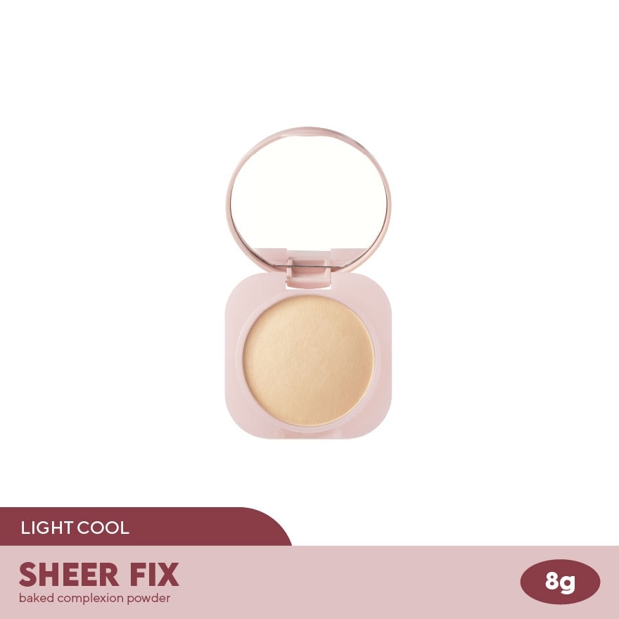 VICE COSMETICS Sheer Fix Baked Complexion Powder Light Cool 8g image