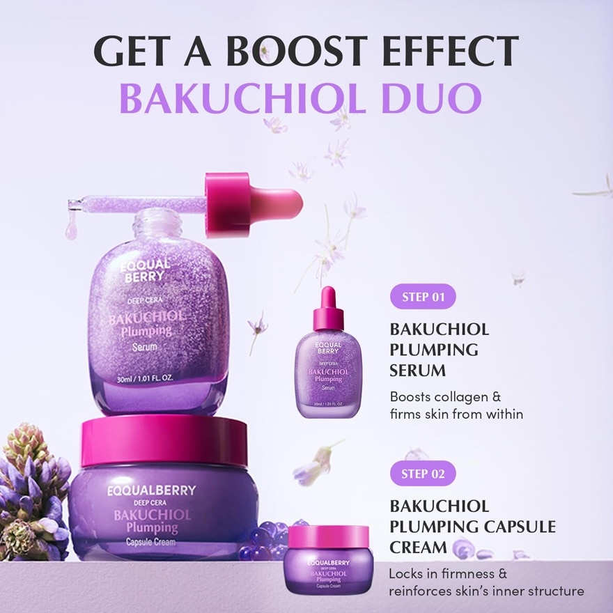EQQUALBERRY Bakuchiol Plumping Serum 30ml image