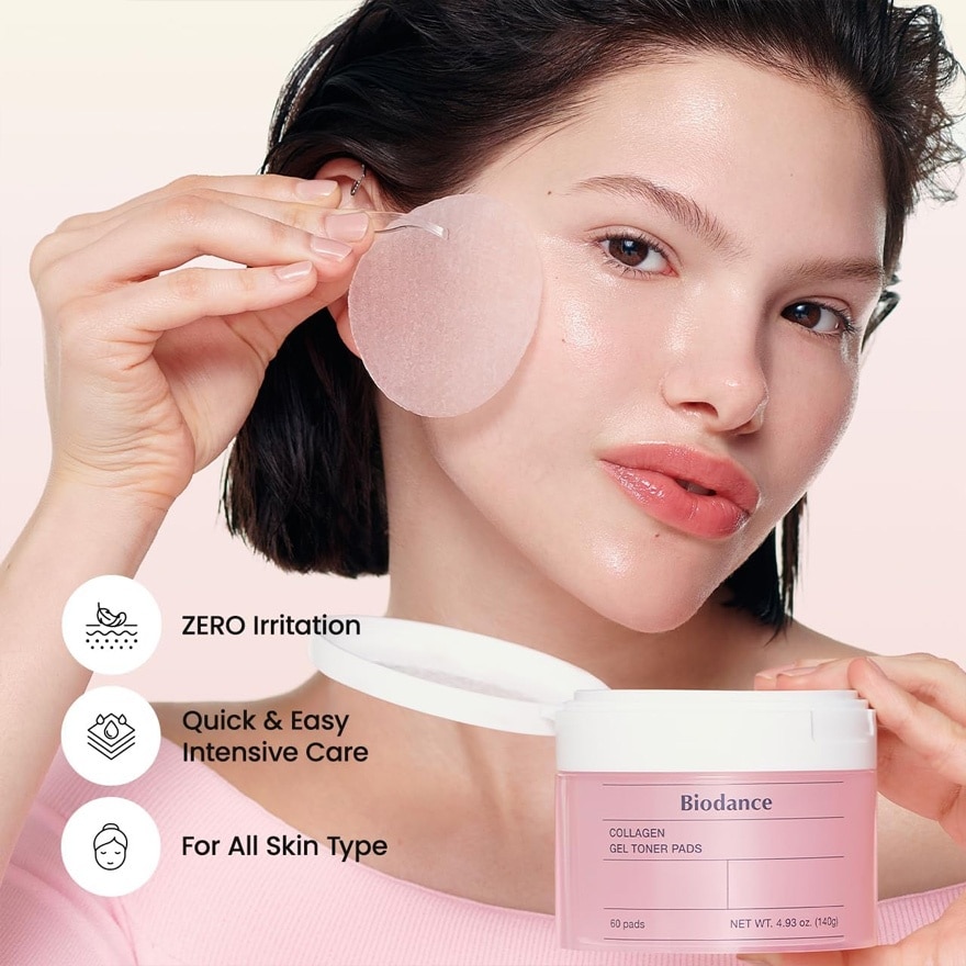 BIODANCE Collagen Gel Toner Pads 60 Pads 140g image