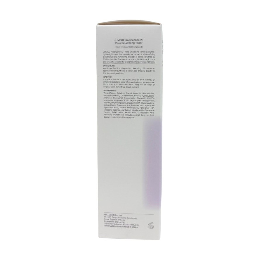 JUMISO Niacinamide 2 Plus Pore Smoothing Toner 205ml image