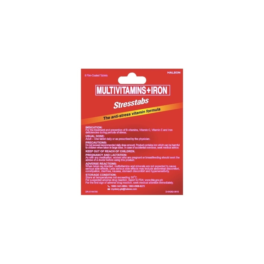 STRESSTABS 8 Film Coated Tablet image