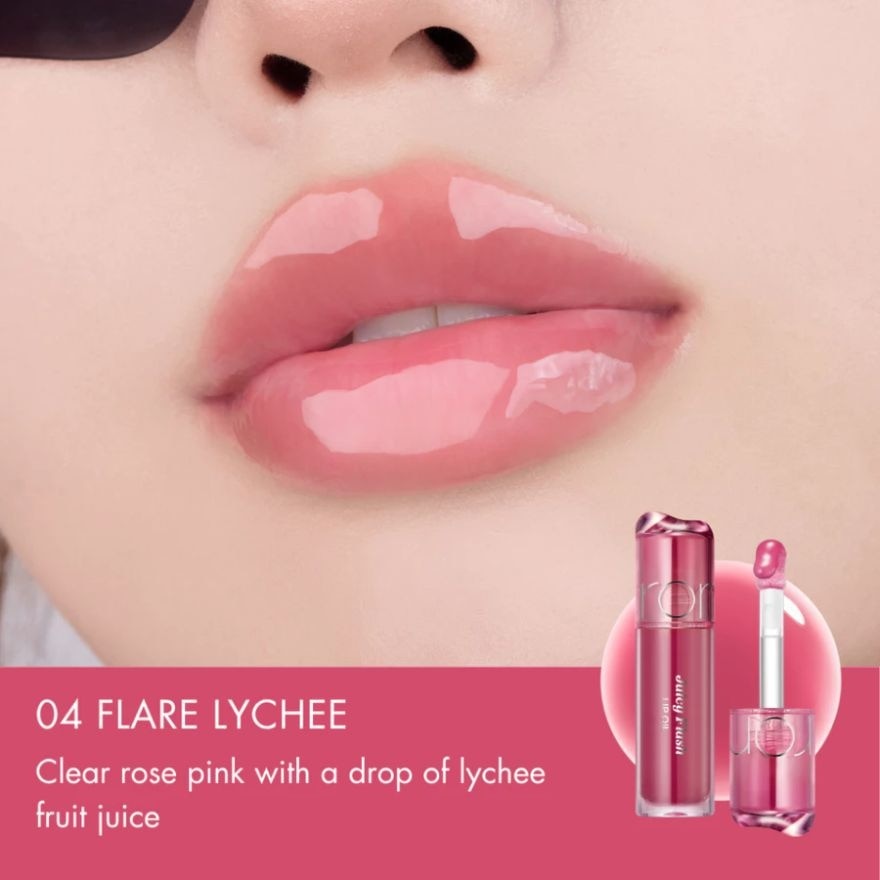 ROMAND Juicy Flash Lip Oil 04 Flare Lychee 4.5g image