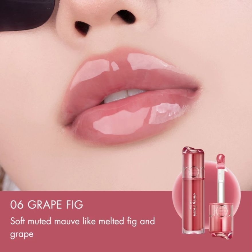 ROMAND Juicy Flash Lip Oil 06 Grape Fig 4.5g image