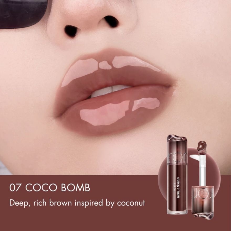 ROMAND Juicy Flash Lip Oil 07 Coco Bomb 4.5g image