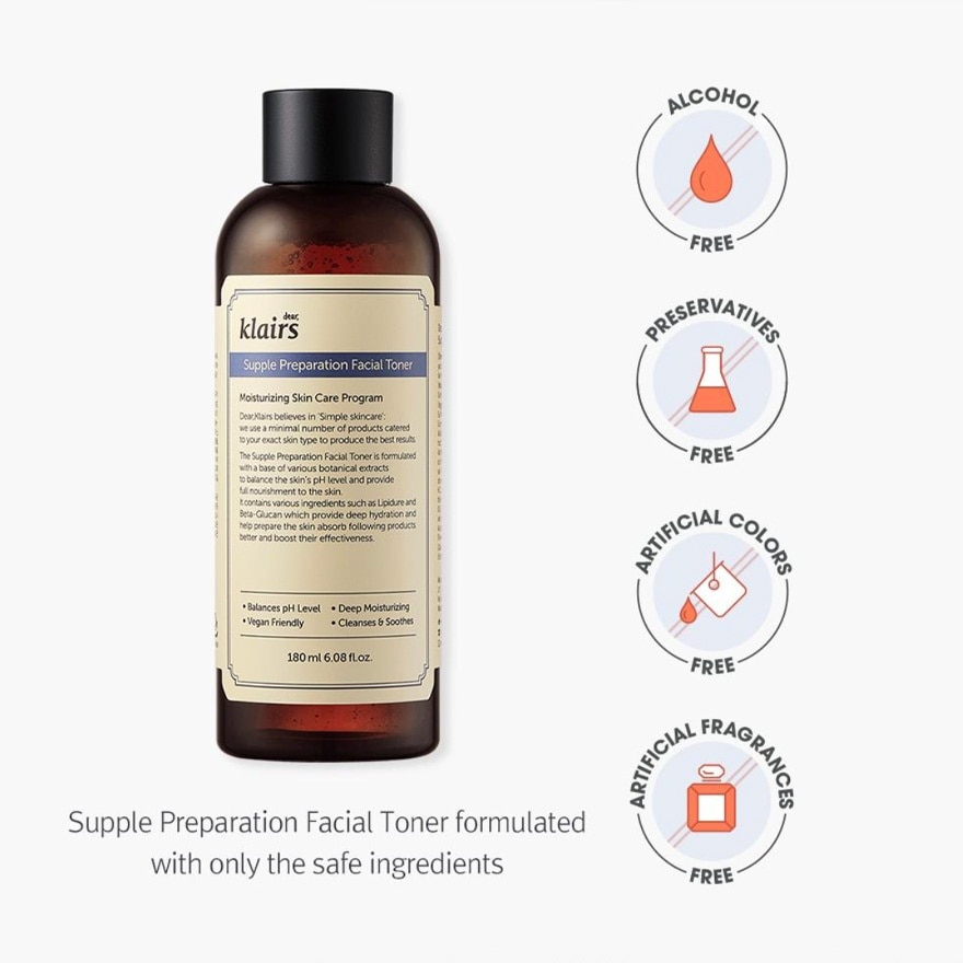 DEAR KLAIRS Supple Preparation Facial Toner 180ml image