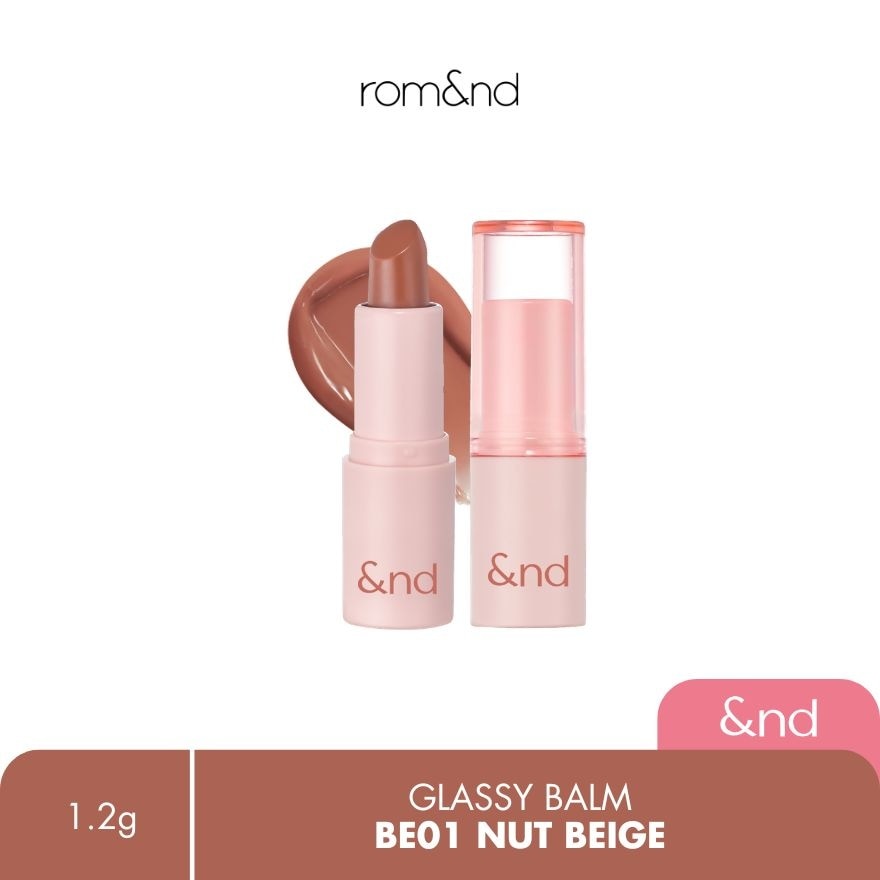 ROMAND Glassy Balm BE01 Nut Beige 1.2g image