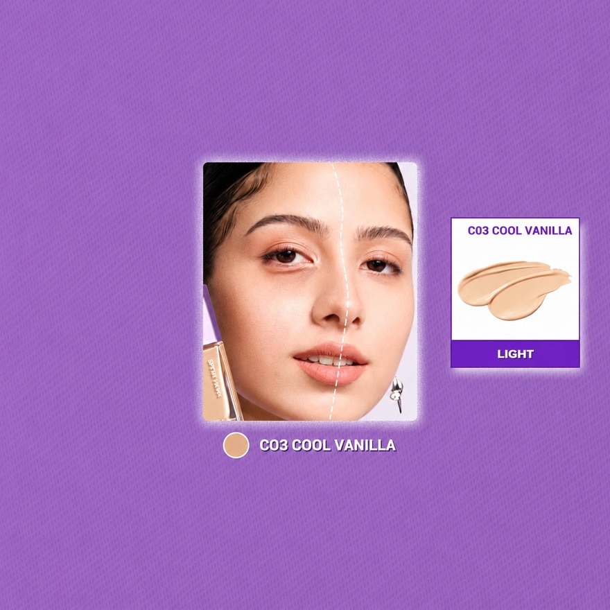 DAZZLE ME Cover Me Serum Foundation SPF35 C03 Cool Vanilla 25g image