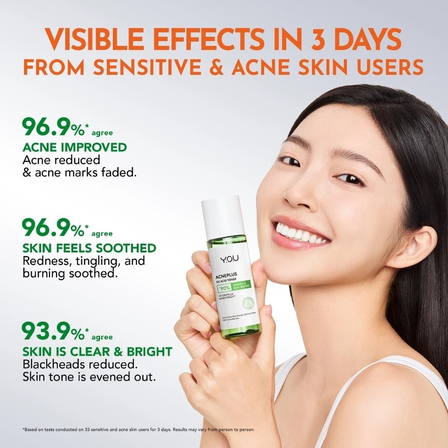 Y.O.U Acneplus 5x Acid Toner 80ml image