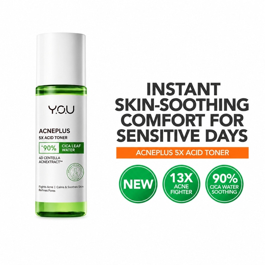 Y.O.U Acneplus 5x Acid Toner 80ml image