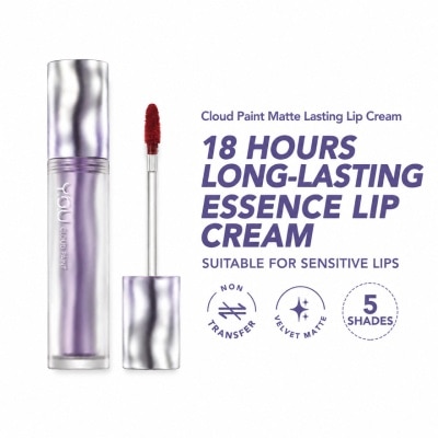YOU Y.O.U Cloud Paint Matte Lasting Lip Cream R448 Kindness 3g image