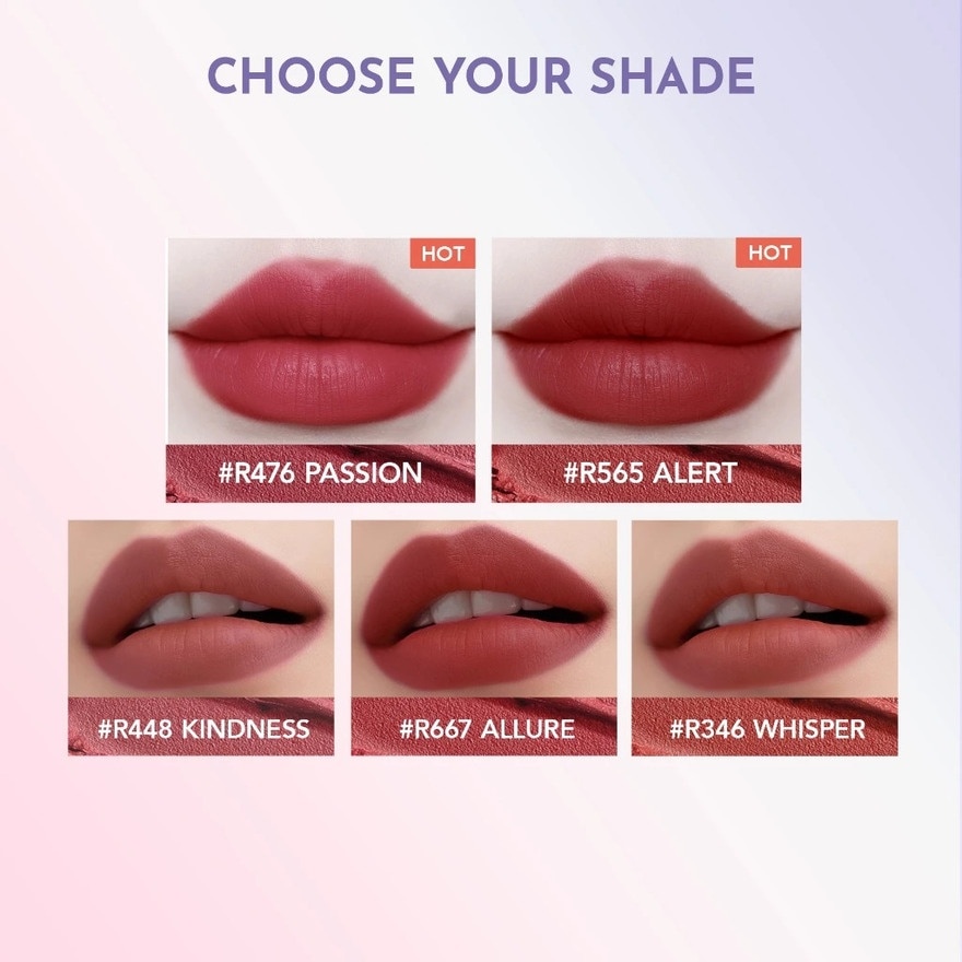 Y.O.U Cloud Paint Matte Lasting Lip Cream R448 Kindness 3g image